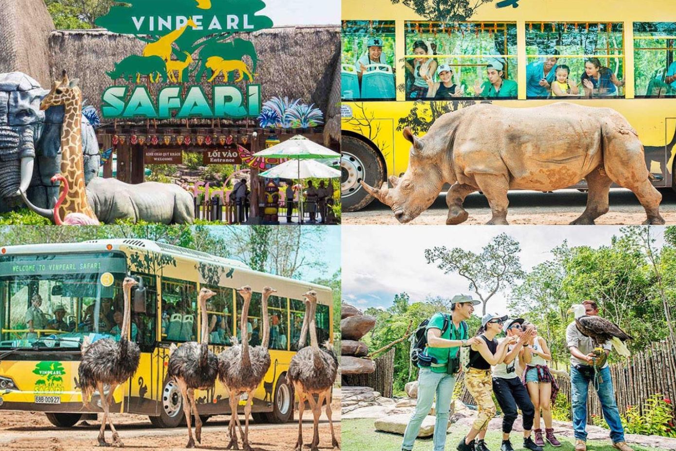 Vườn thú Vinpearl Safari tại dự án The 5Way Phú Quốc